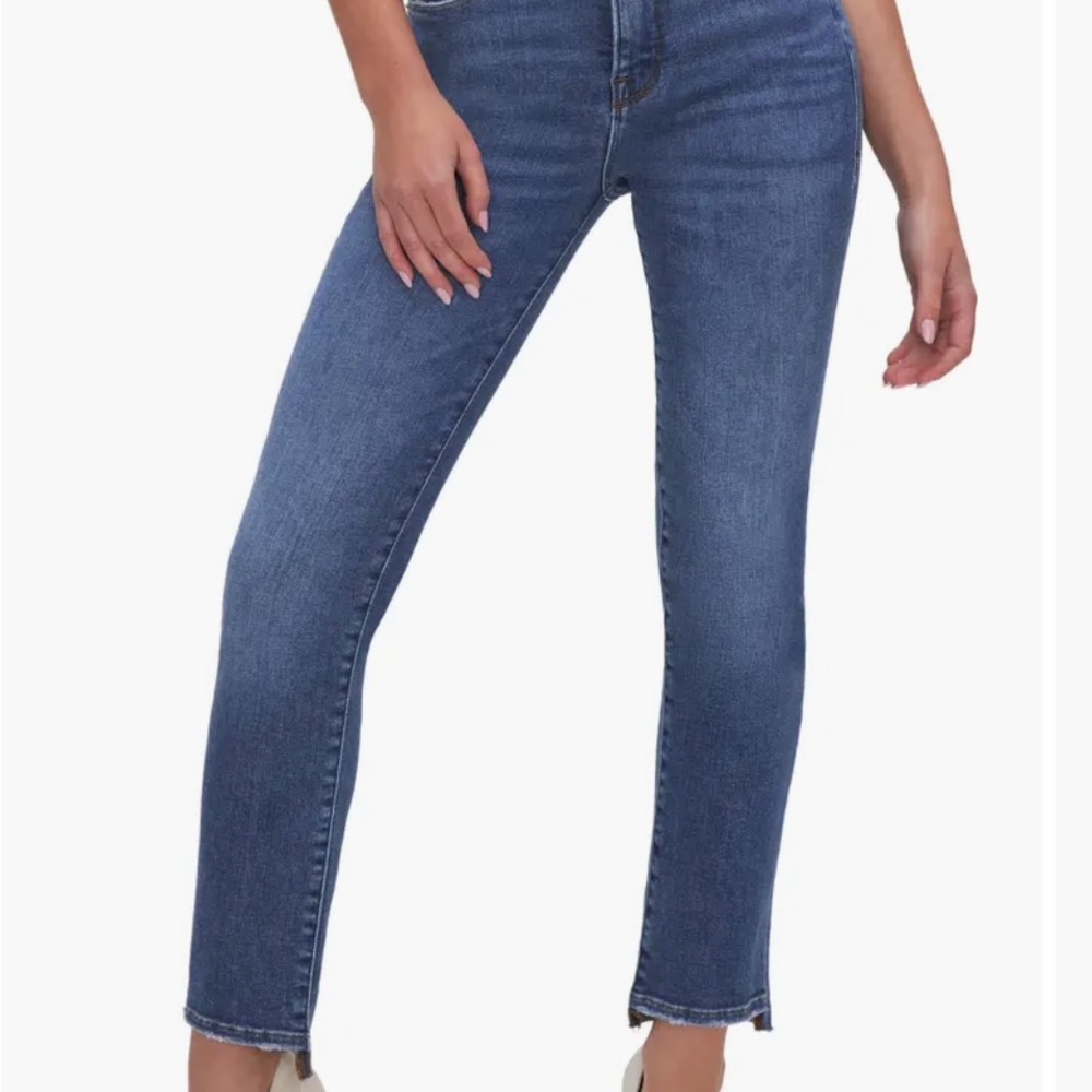 Good American Women's Good Classic Straight leg jeans